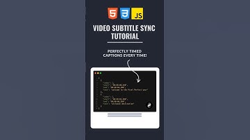 Video & Subtitles Sync with Smooth Animation! 🤯 #javascript #gsap