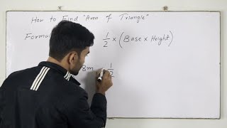 How To Find Area Of Triangle? Area Of Trianglemathusegeometryhindiurdu