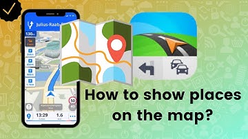 How to show places on the map on Sygic GPS?