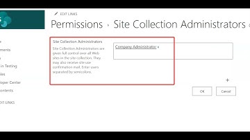 12  Add User as Site Collection Admin