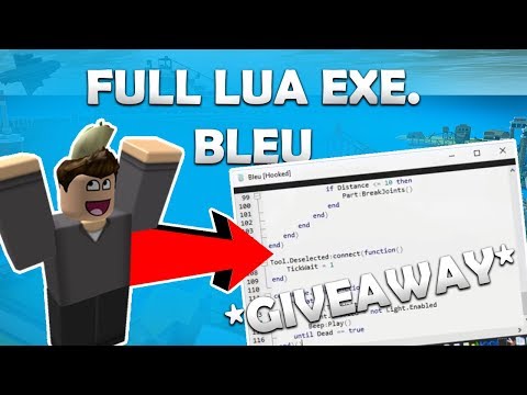 Insane Giveaway 5 Copies Of Full Lua Exe Bleu Op Exploit Level 6 Showcase - roblox hack free level 7 exploit bleu cracked youtube