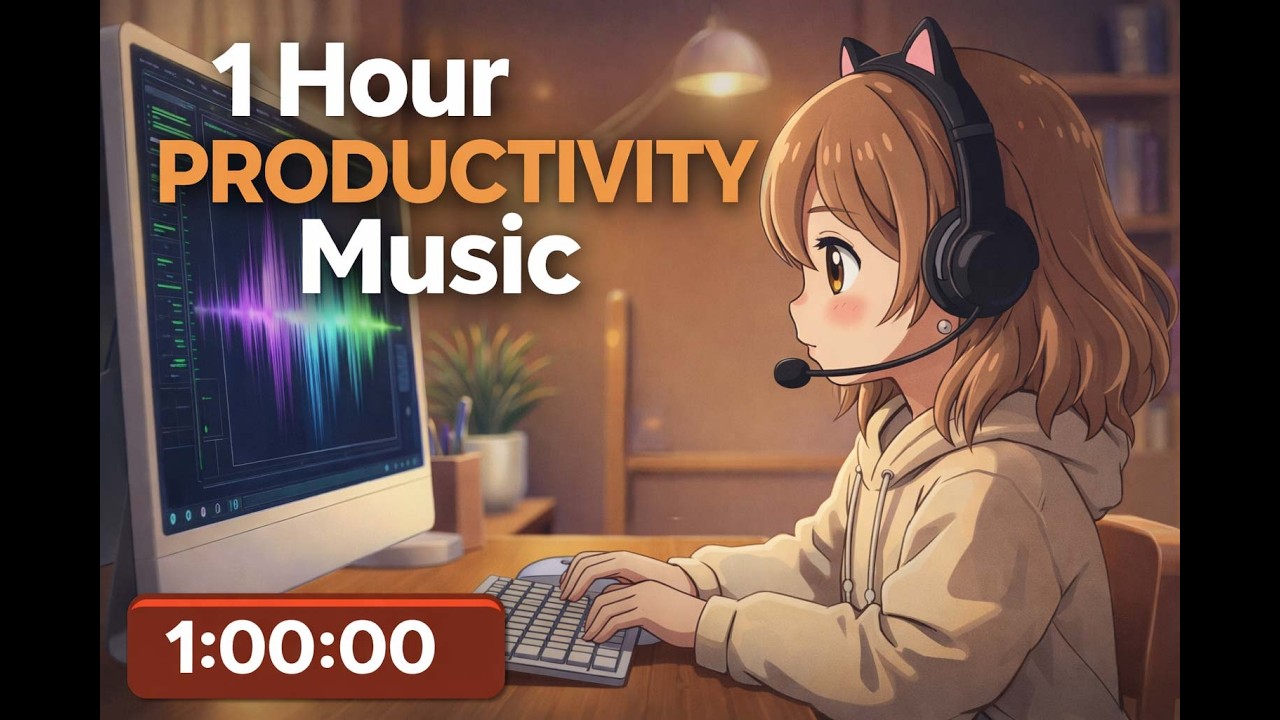 1 Hour of Deep Focus Music for Work & Study ☕ [Lo-Fi Productivity Mix]