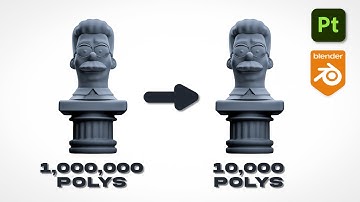 Bake Normal Maps in Substance Painter! | Optimize High Poly Models