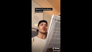 @HeyBerg Obama Trump Impression TikTok Compilation Resimi