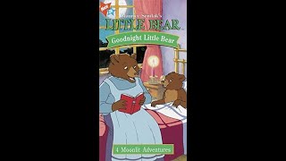 Opening To Little Bear Goodnight Little Bear 1998 Vhs