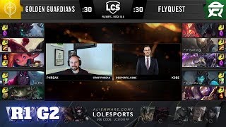 FlyQuest vs Golden Guardians - Game 2 | Round 1 PlayOffs S10 LCS Spring 2020 | FLY vs GG G2