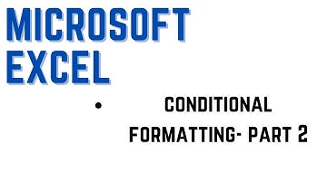 6.2 Microsoft Excel for beginners in Hindi - Conditional formatting part 2