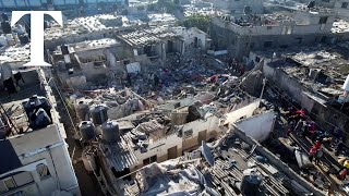 Rafah destruction revealed in drone video