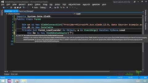 VB 2012 + access- 32- DataBinding ربط أداة معينة ببيانات في قاعدة بيانات أكسس