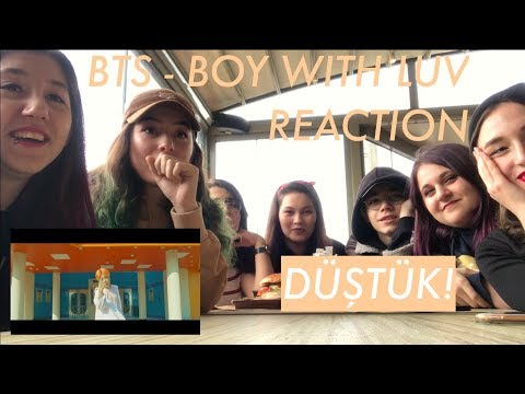 BTS - 'BOY WITH LUV' ft. HALSEY M/V REACTION | TÜRKÇE