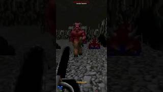 Chainsaw vs Baron of Hell #videogames #doom #brutaldoom