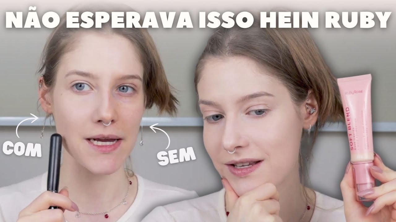 TESTEI A BASE SOFT BLEND DE RUBY ROSE