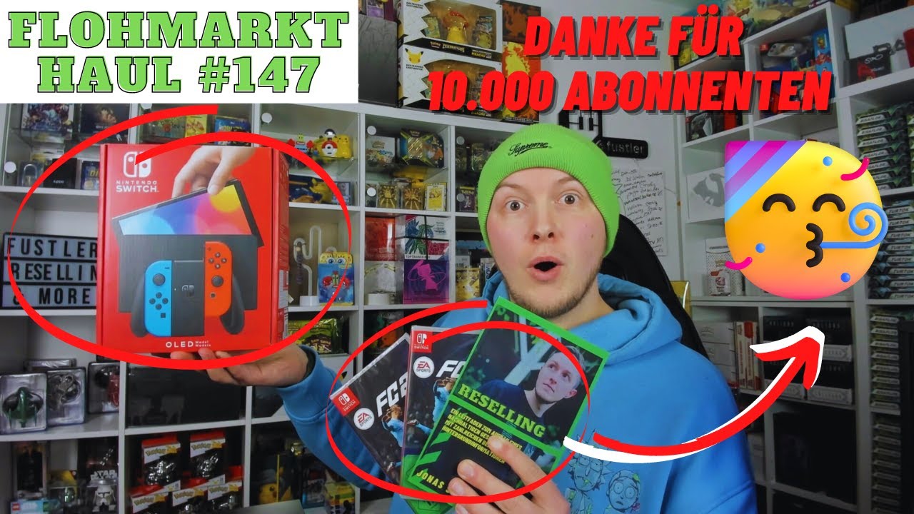 10.000 Abonnenten SPECIAL 🥳 & SCHMACKHAFTE Flohmarkt Funde - So viel ___€ verdient - Geldexperiment