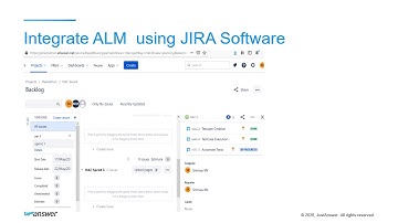 Integrate ALM with JIRA