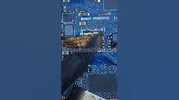 Removing Network IC from Mobile PCB #shorts #BgaReballing #solderingtips #MobileRepairTrick