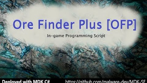 Space Engineers Ore Finder Plus [OFP]