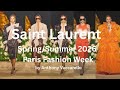 Saint Laurent Spring/Summer 2026 Paris Fashion Week by Anthony Vaccarello #fashion zzz