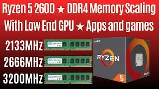 Ryzen 5 2600 Memory Speed Scaling ☆ vs 2666 vs 3200 - YouTube