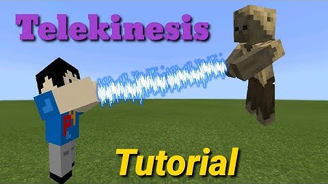 Working Telekinesis Ability in Minecraft PE Tutorial (Command Block Creation)