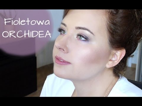 Makijaż ślubny Dla Brunetki Fioletowa Orchidea Youtube