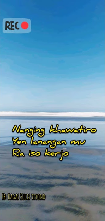 Story WA keren wong lanang ki gelem kerjo
