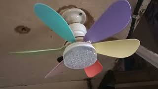 Socket ceiling fan unboxing and test!