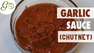 Vegan recipe l garlic sauce (chutney) i go life