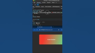 Linear Gradiant with chrome dev tools #webdev #webdevelopment #css3 #html