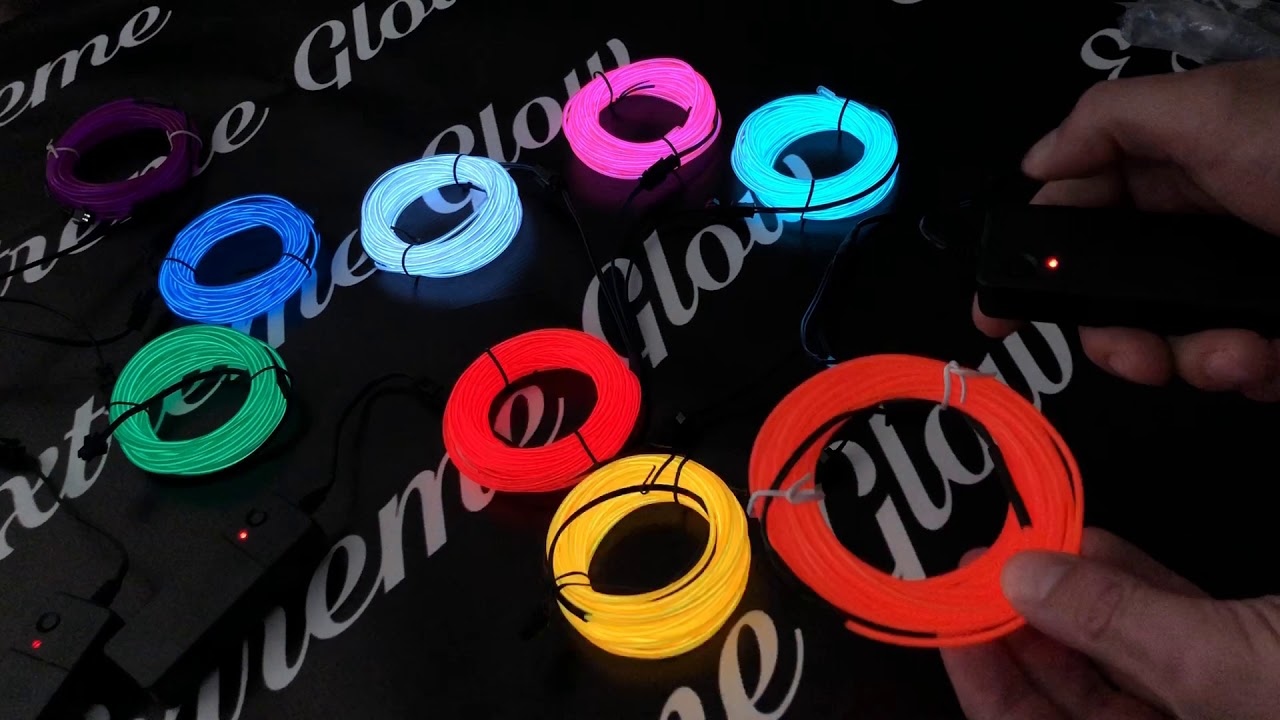 Extreme Glow 20-foot Thick EL Wire Kit