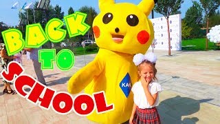 Back to SCHOOL ЧТО в моём РЮКЗАКЕ Первый РАЗ в Первый КЛАСС Влог