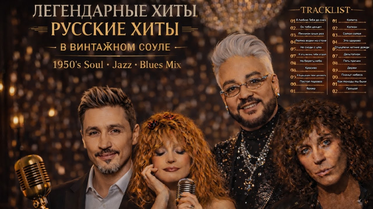 ЛЕГЕНДАРНЫЕ ХИТЫ В ВИНТАЖНОМ СОУЛЕ 🎷 | 1950’s Soul • Jazz • Blues Mix