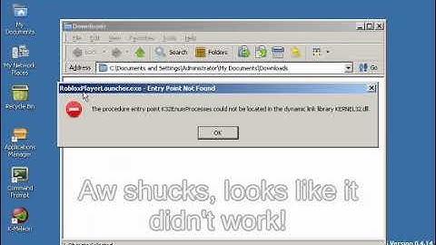 Attempting to run modern Roblox on ReactOS