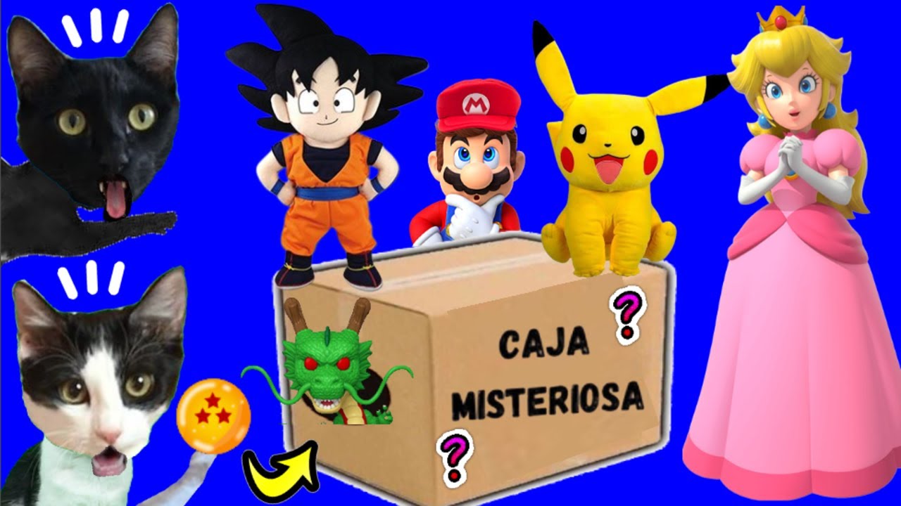 Caja secreta y misteriosa de Dragon Ball Super vs Pokemon de Japón / Videos de gatos Luna y Estrella