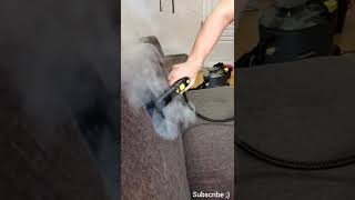 #shorts How to deep clean dirty sofa at home II Satisfying sofa clean vacuum and steam screenshot 4