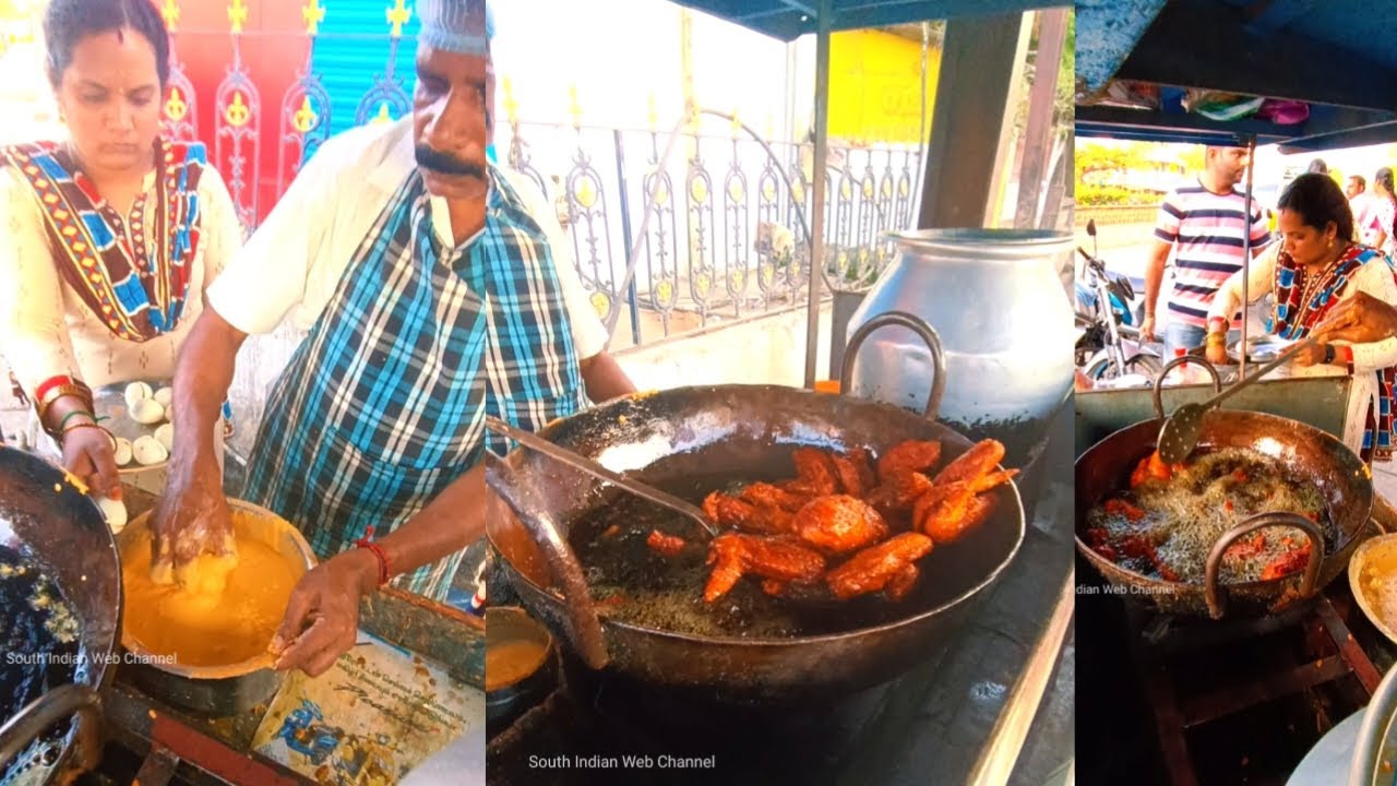 5 Rs Veg Bonda 10 Rs Non Veg Bonda Making Street Food In Pondicherry 5 Rs Veg Bonda 10 Rs Non Veg Bonda Making Street Food In Pondicherry