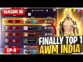 Finally top 1 india   solo grandmaster season 36 awm top 1  ep9