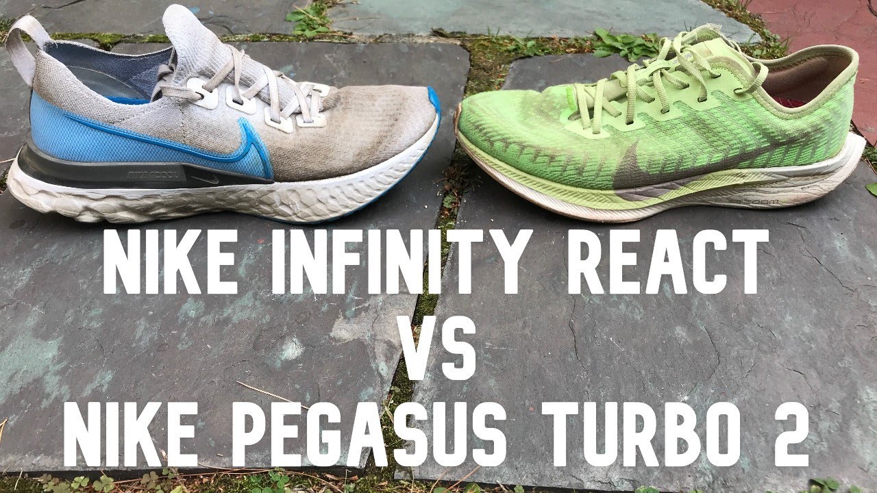 Nike Infinity React vs Nike Pegasus 