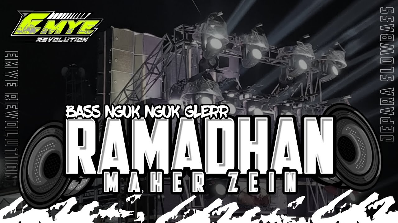 DJ AMUNISI CEK SOUND TERBARU 2026‼️ | RAMADHAN - MAHER ZEIN | RAMADHAN YA HOREG AN | EMYE REVOLUTION