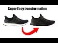 How to Dye Adidas Boost Shoes Black (Best, easiest, & cheapest way)