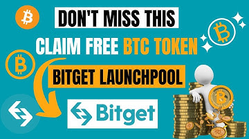 EARN FREE BTC 🤑 EVERY DAY ON BITGET LAUNCHPOOL  #btcairdrop #bitgetlaunchpool