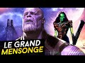 Le plus grand mensonge de thanos vous ntes pas prts