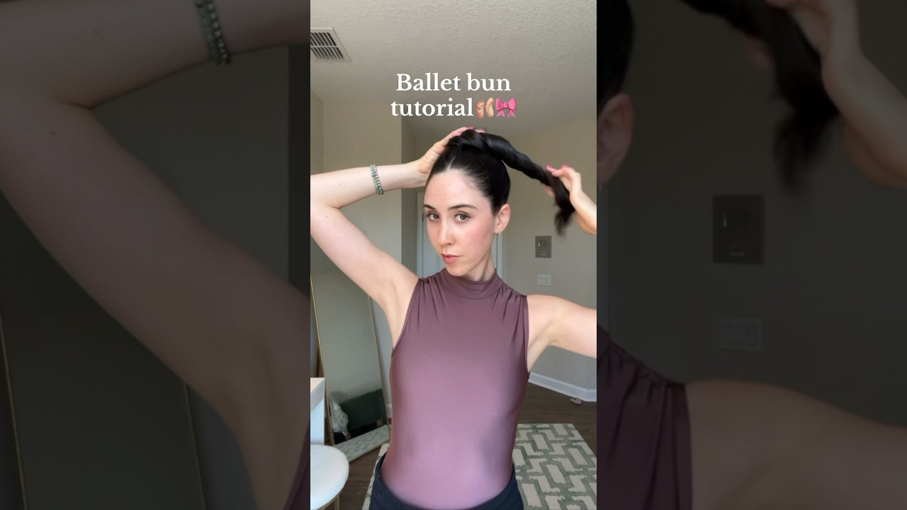 How to do a ballet bun🩰 