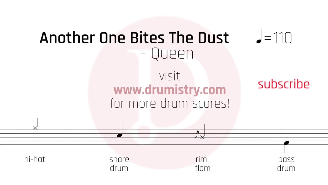 Queen - Another One Bites The Dust Sheets