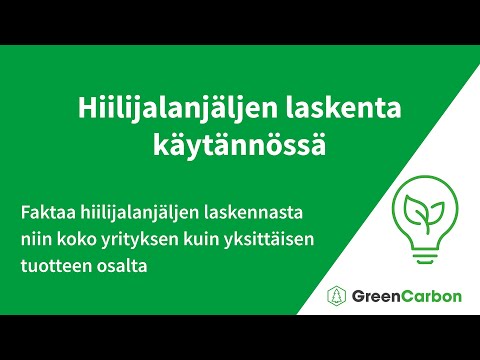 Video: Miten yritys voi pienentää hiilijalanjälkeään?