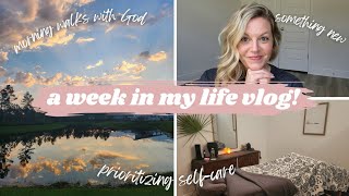 🏡week in my life vlog | working from home 💻, prioritizing self care💛, car pool line chats, and more!