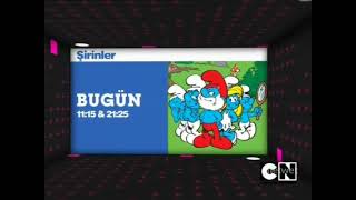 Cartoon Network Türkiye | Şirinler - Fragman (Alternatif Bitiş Ekranı) / Bugün 11:15 & 21:25 | 2011