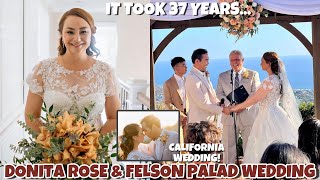 Donita Rose Felson Palad Wedding In California It Took 37 Years
