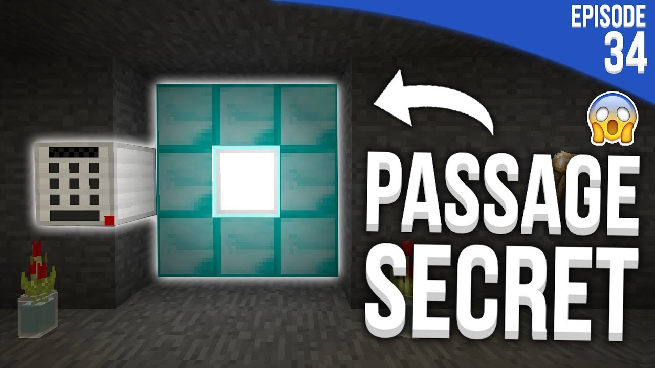 J'AI CONSTRUIT UN PASSAGE SECRET MAIS... | Minecraft Moddé S4 | Episode 34