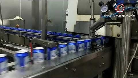 High speed beer tin can bottle production line