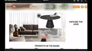 High Fidelity Prototype, Abyat microsite